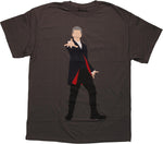 Doctor Who 12th Doctor Vector Gray T-Shirt