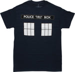 Doctor Who Tardis Window Navy Blue T-Shirt