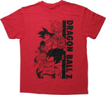 Dragon Ball Smirking Sayians Red T-Shirt