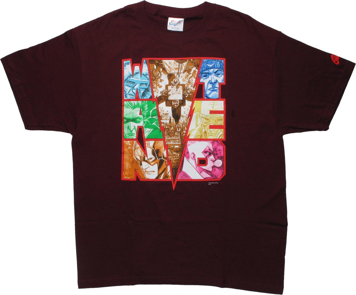 Flash Wanted Text T-Shirt