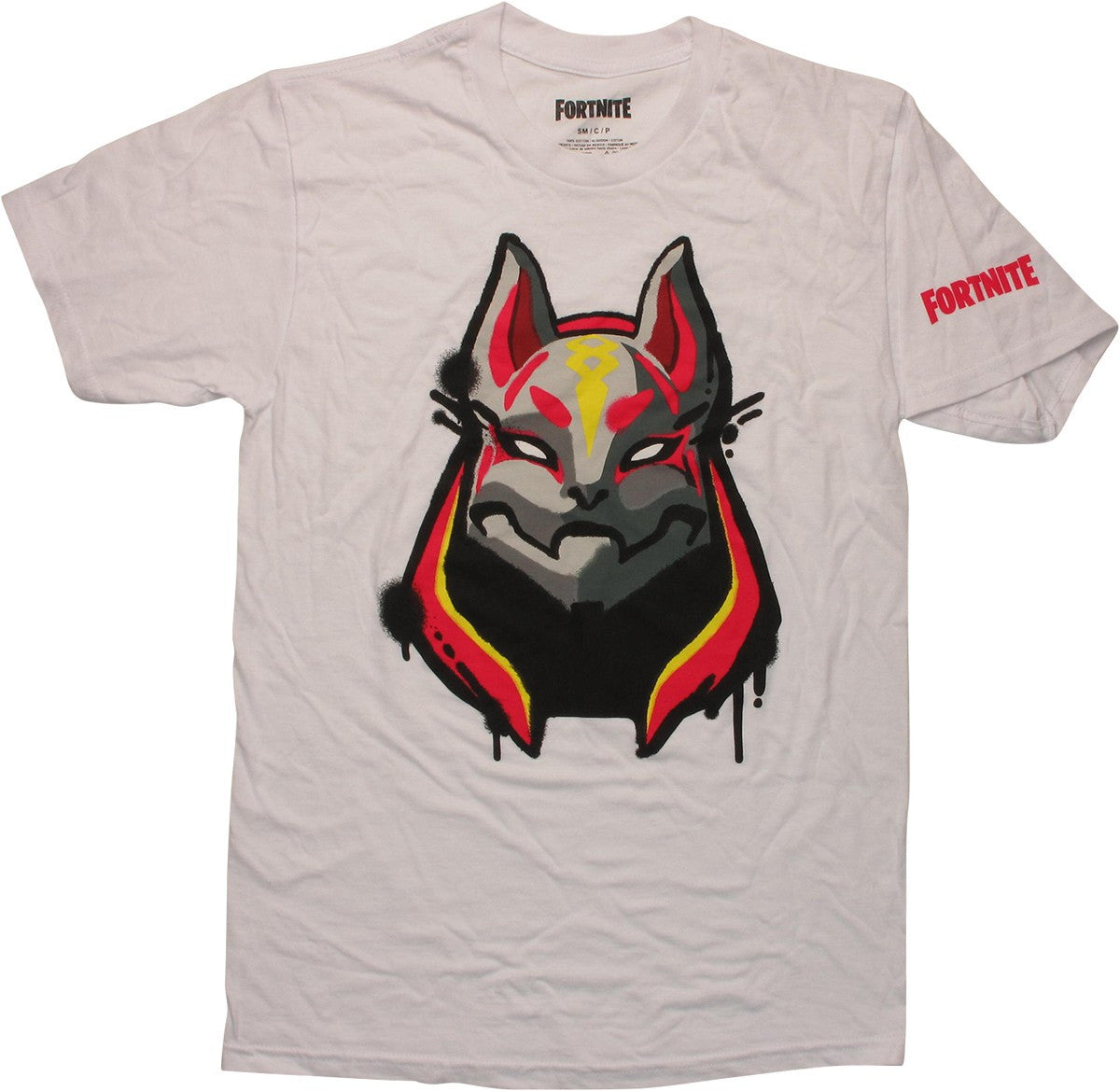 Fortnite Drift Mask White T-Shirt