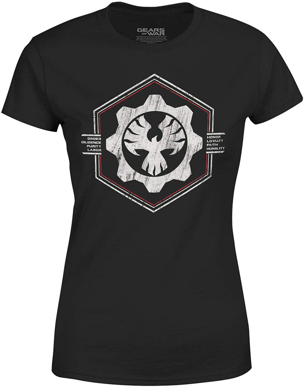 gears of war tee shirts Gears Of War Phoenix Omen Cog T-Shirt – Stylin Online