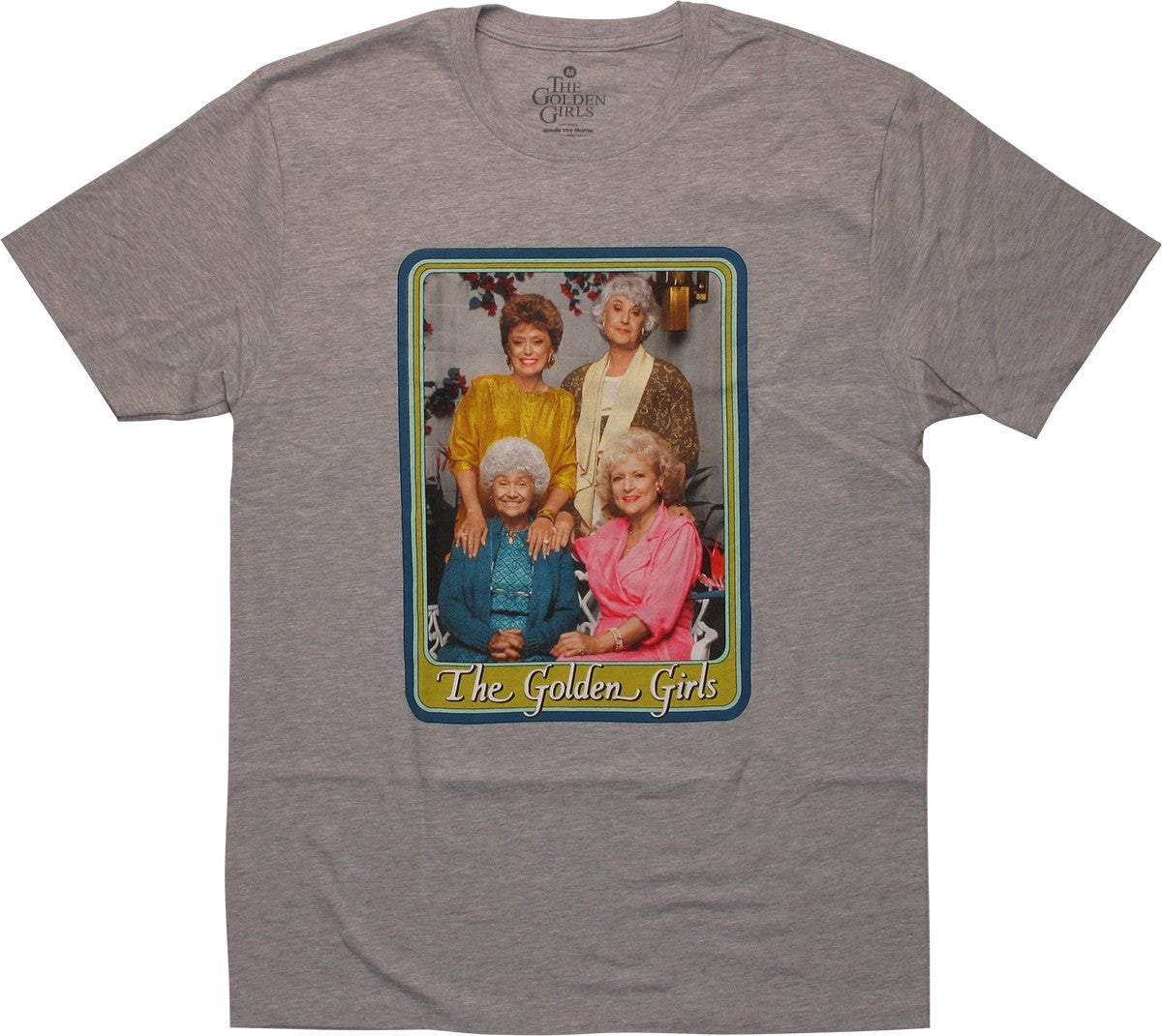 Golden Girls Photo Color Cast Heather Gray T-Shirt