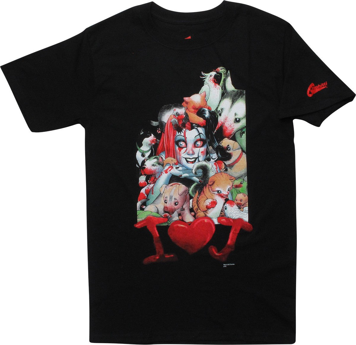 Harley Quinn Loves Aninmals T-Shirt