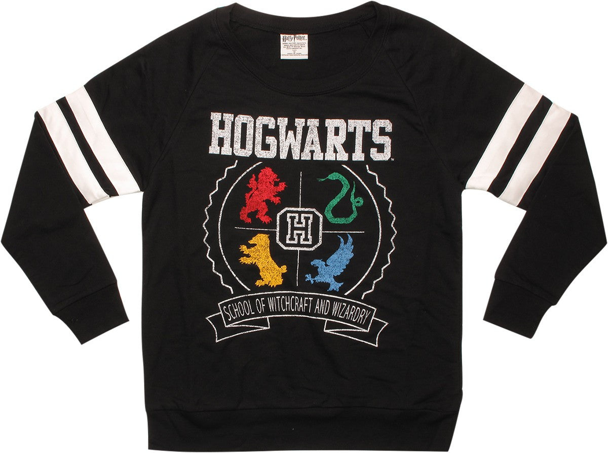 harry potter fan gear Harry Potter Hogwarts Long Sleeve Shirt Combo