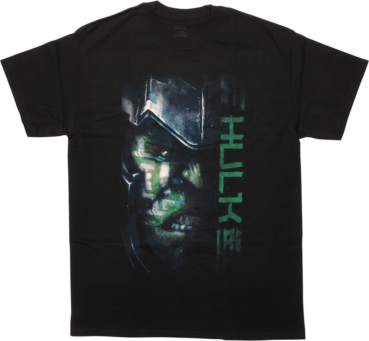 Incredible Hulk Thor Ragnarok Half Helmet T-Shirt