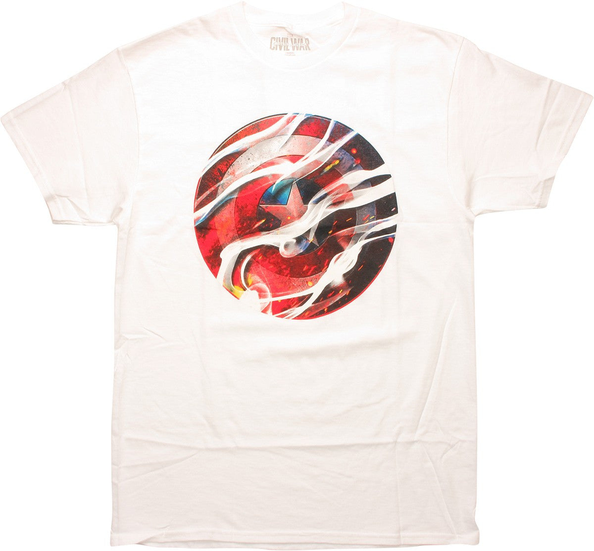 Captain America Civil War Shield Logo T-Shirt