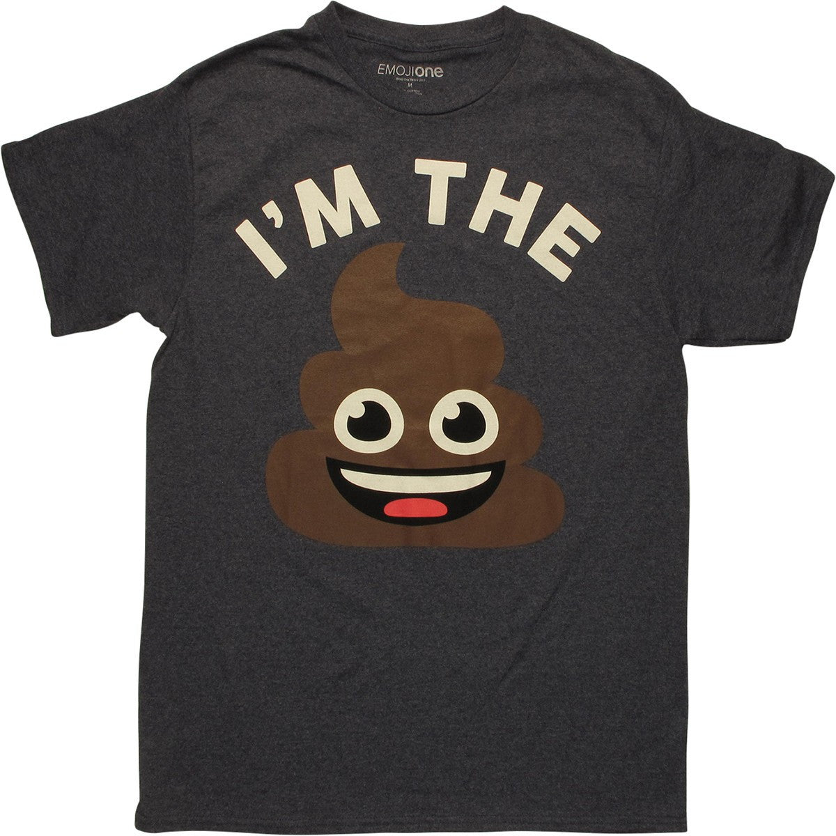 I'm the Poo Emoji Heathered Navy T-Shirt