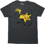 Pokemon Pikachu Grayed Starter Evolutions T-Shirt