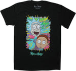 Rick And Morty Trippy Faces T-Shirt