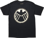 SHIELD Large Insignia Logo Navy Blue T-Shirt