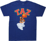 Space Jam Taz Slam Dunk Purple T-Shirt