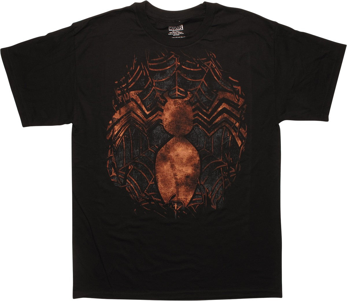Spiderman Rusted Spider Logo Web T-Shirt