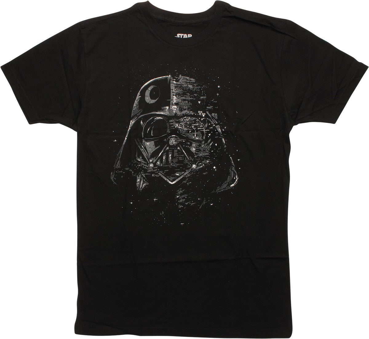 Star Wars Death Star Darth Vader Helmet T-Shirt | Small Stylin Online, image size:1200x1103