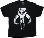 Star Wars Mandalorian Distressed Icon T-Shirt
