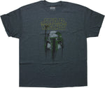 Star Wars Name Boba Fett Helmet T-Shirt