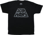 Star Wars Name Hyperspace Black T-Shirt