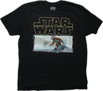 Star Wars Name Luke Skywalker Hoth Scene T-Shirt