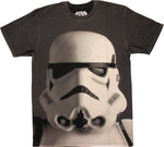 Star Wars Stormtrooper Helmet Lines T-Shirt