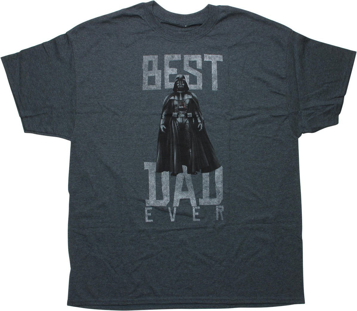 Star Wars Darth Vader Best Dad Charcoal T-Shirt