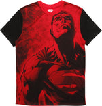 Superman Heroic Pose Sublimated T-Shirt Sheer
