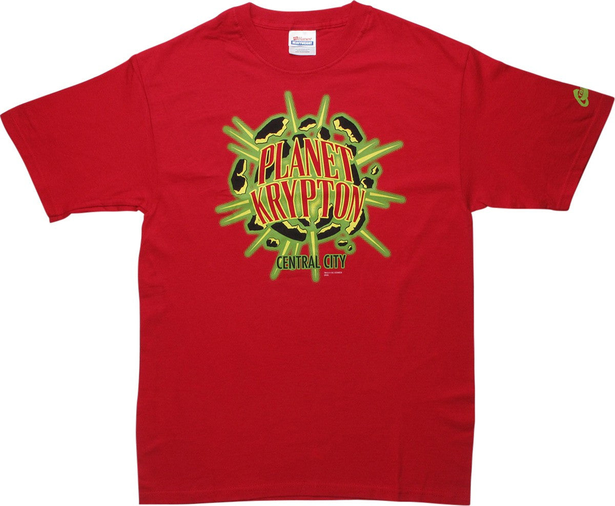 Superman Planet Krypton Central City T-Shirt