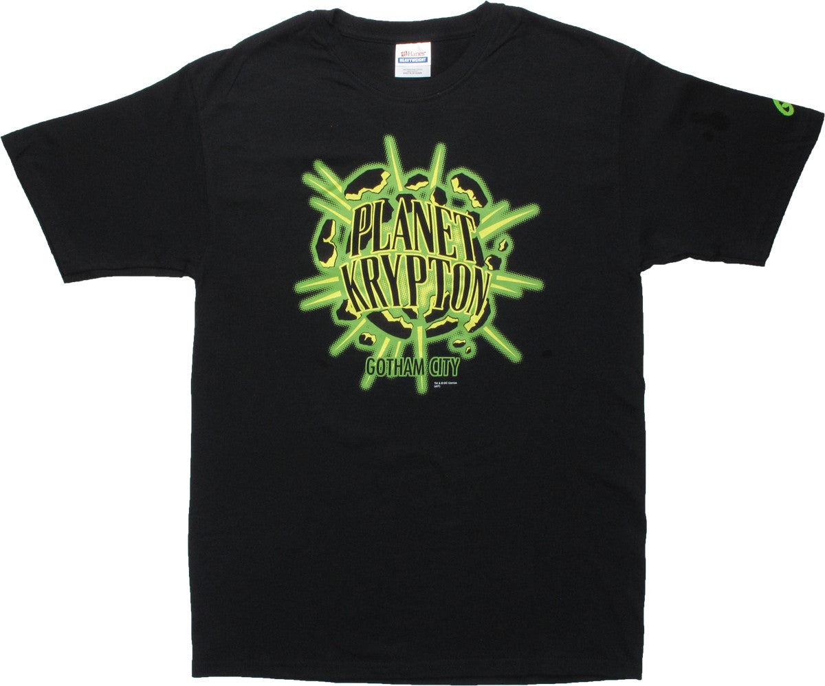 Superman Planet Krypton Gotham City T-Shirt