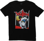 Voltron Face Box Logo Blk T-Shirt