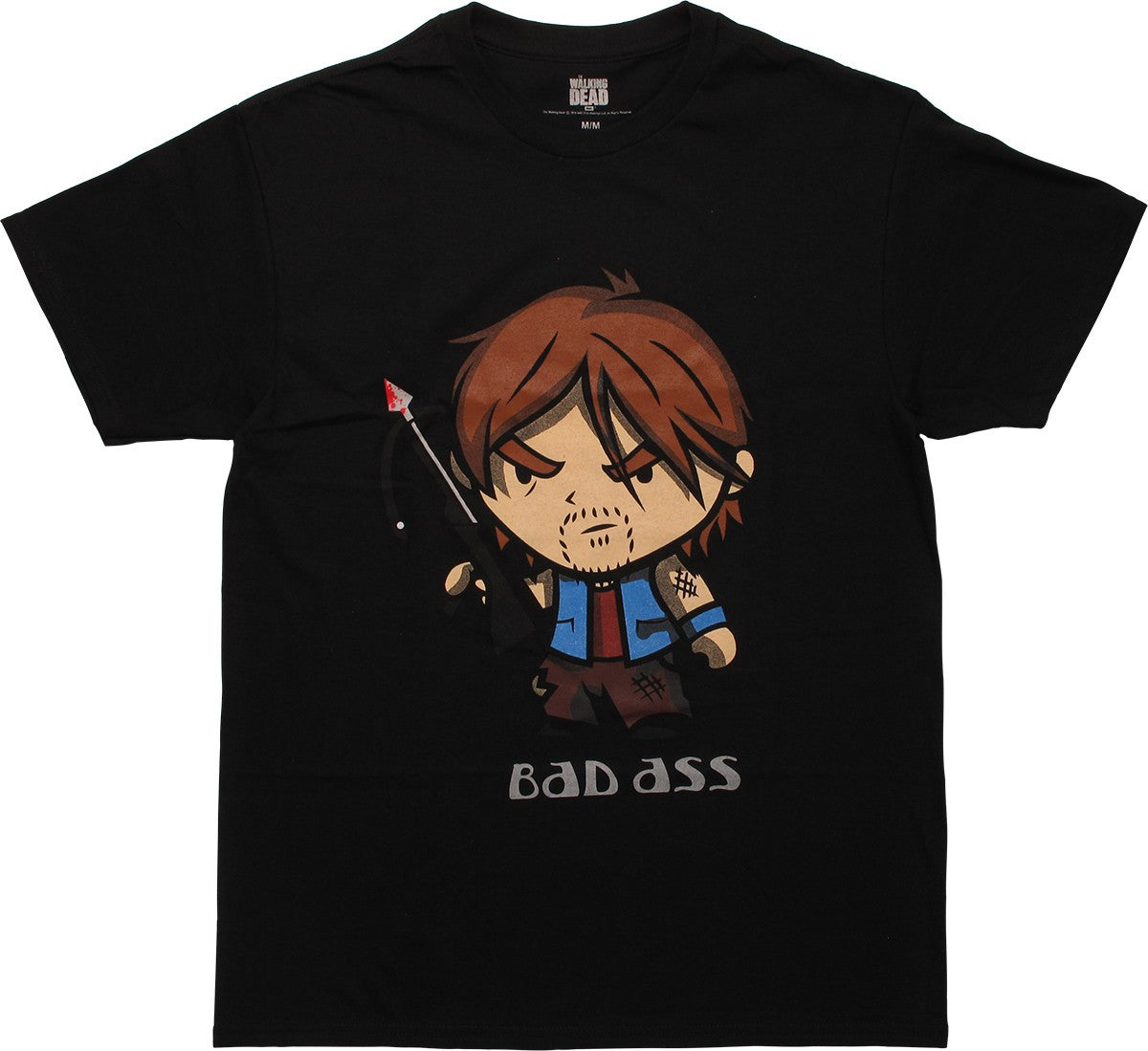 Walking Dead Bad Ass Daryl Chibi T-Shirt