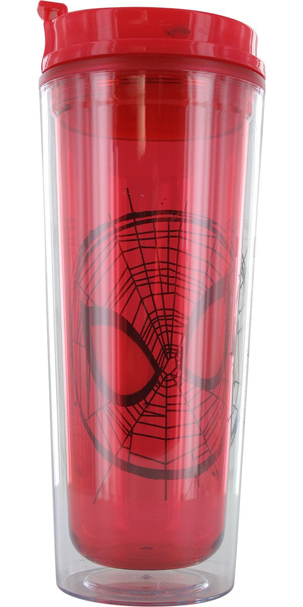 Spiderman Face Insulated Tumbler Travel Cup