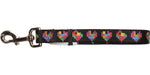 Tetris Block Hearts Pet Leash