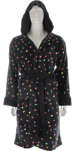 Tetris Pieces Hooded Fleece Robe