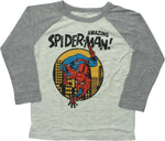 Spiderman City Crawl Long Sleeve Toddler T-Shirt