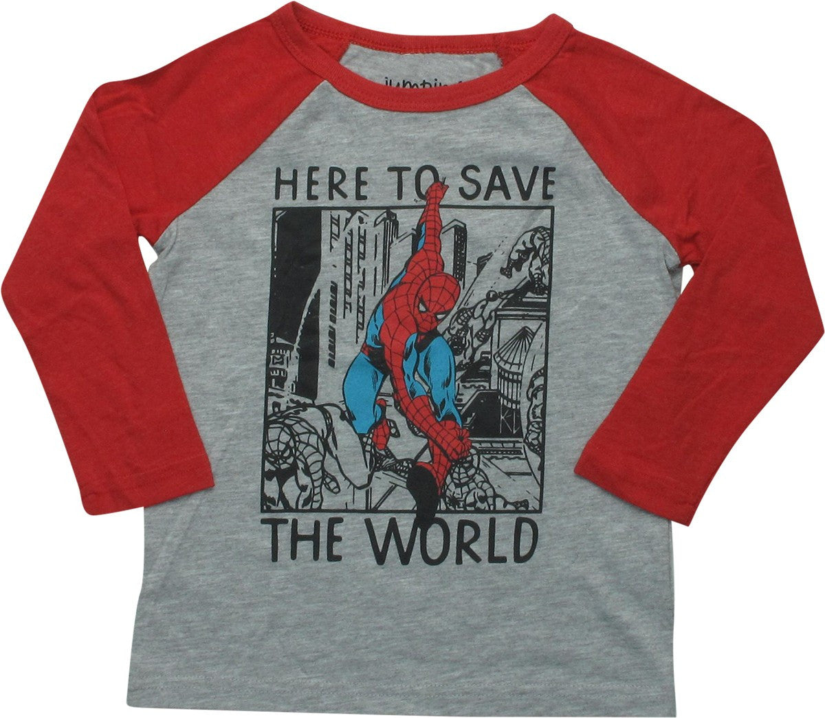 Spiderman Save The World LS Toddler T-Shirt