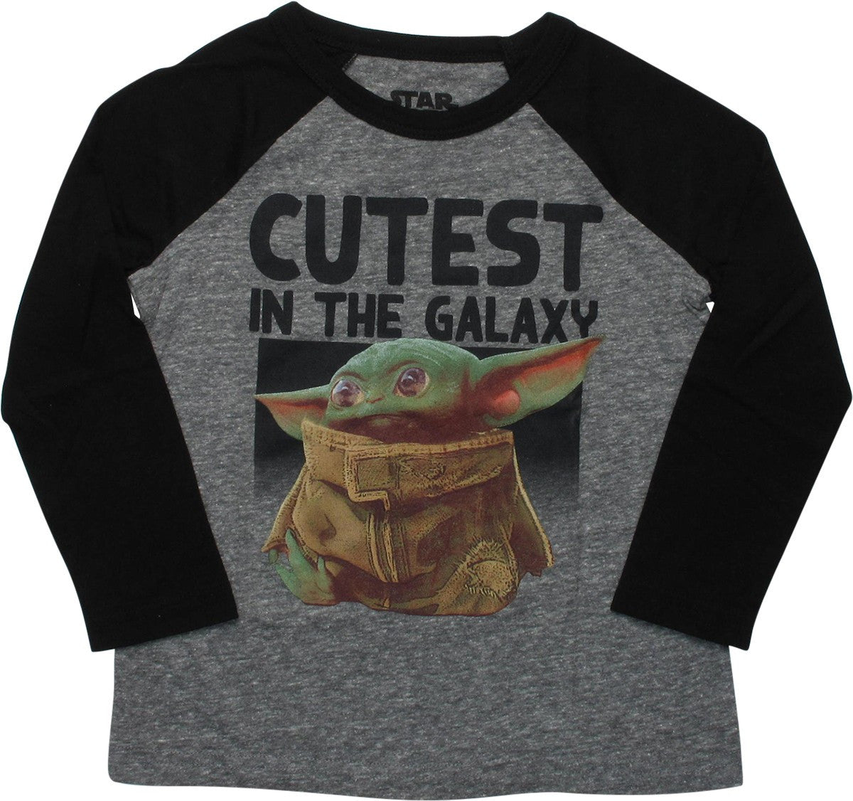 Star Wars Grogu Cutest Galaxy LS Toddler T-Shirt