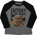 Star Wars Grogu Cutest Galaxy LS Toddler T-Shirt