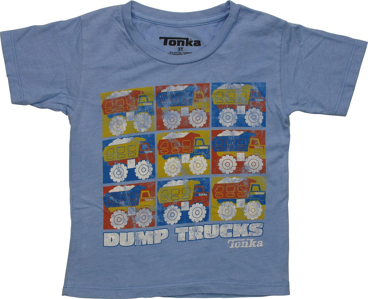 Tonka Dump Trucks Grid Toddler T Shirt