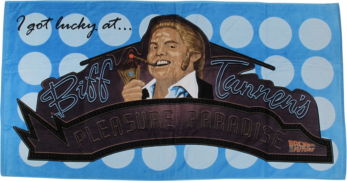 Back to the Future Biffs Pleasure Paradise Towel