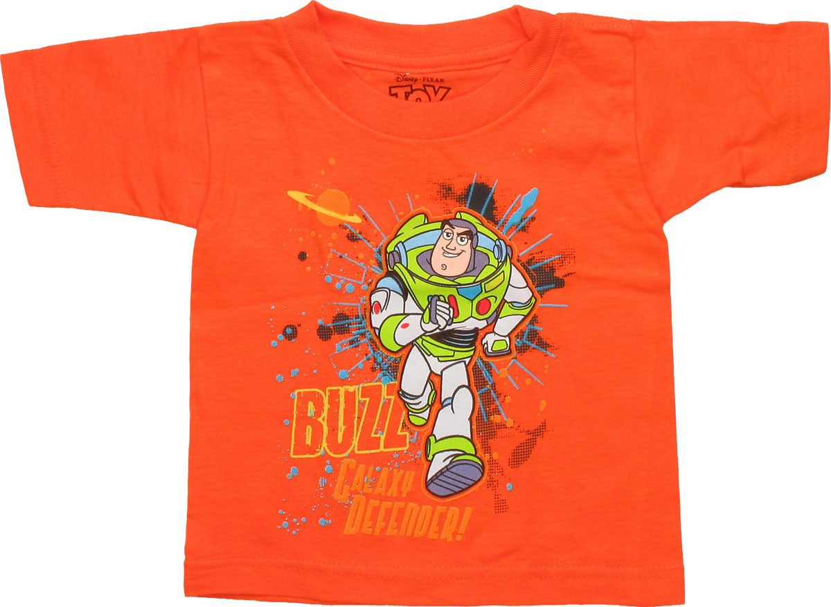 Toy Story Galaxy Defender Orange Toddler T-Shirt