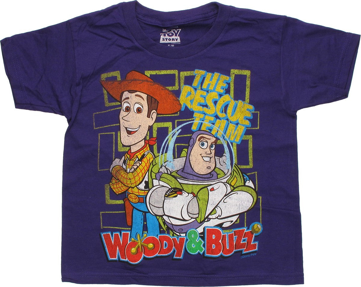 Toy Story Rescue Team Purple Juvenile T Shirt