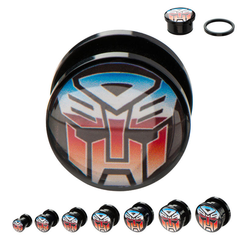 Transformers Autobot Acrylic Plugs