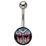 Transformers Autobot Logo Belly Ring