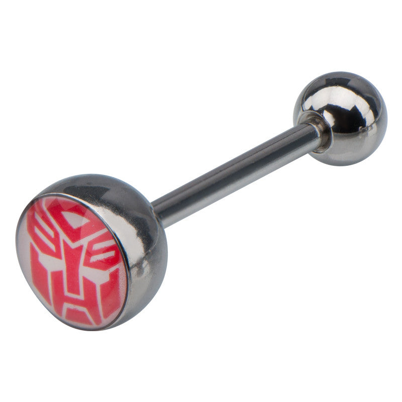 Transformers Autobot Red Logo Barbell