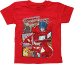Transformers Comic Panels Juvenile T Shirt