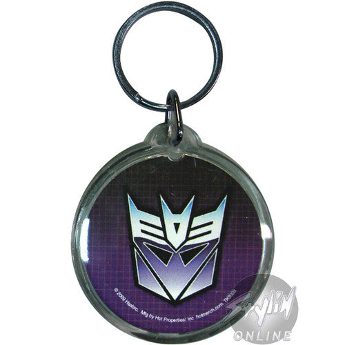 Transformers Decepticon Round Keychain