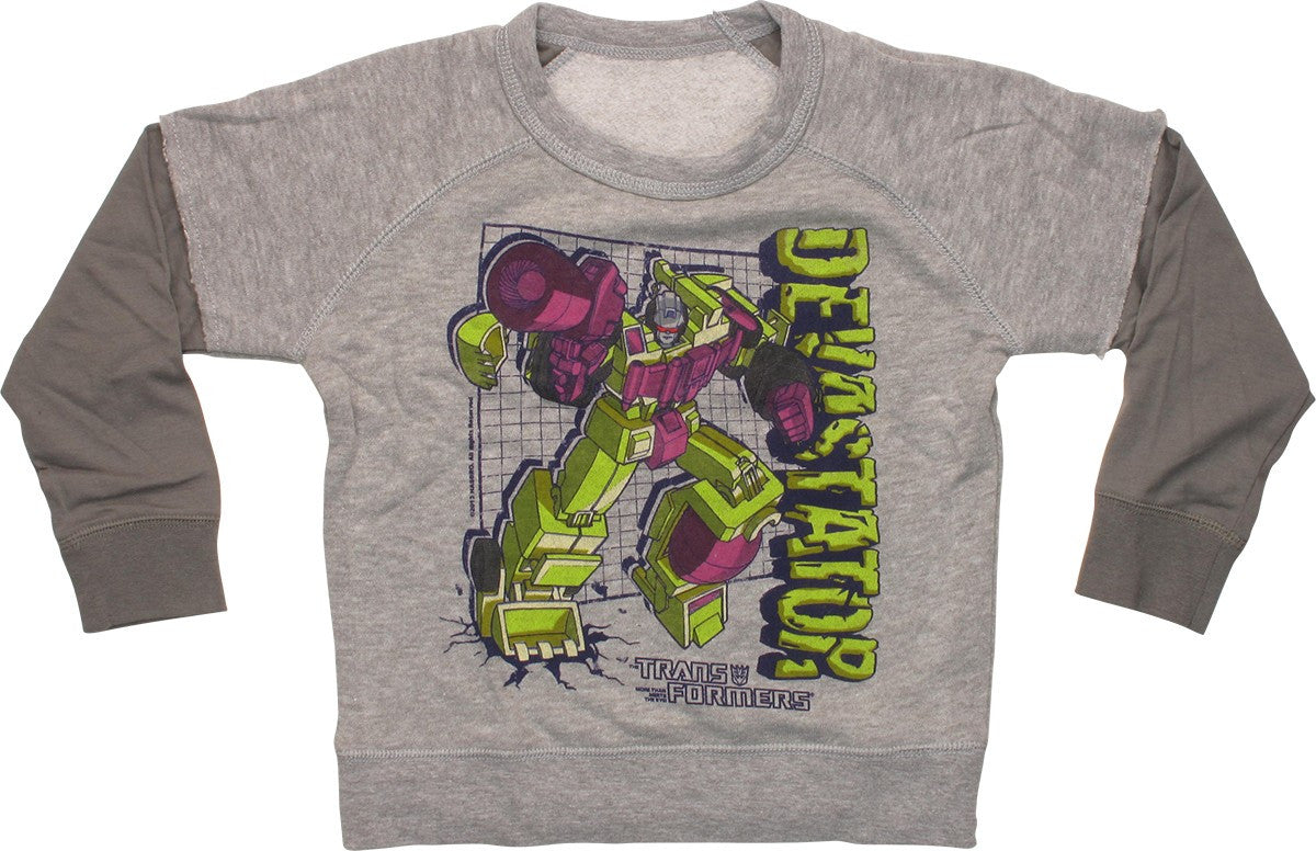 Transformers Devastator Reverse Toddler Sweatshirt