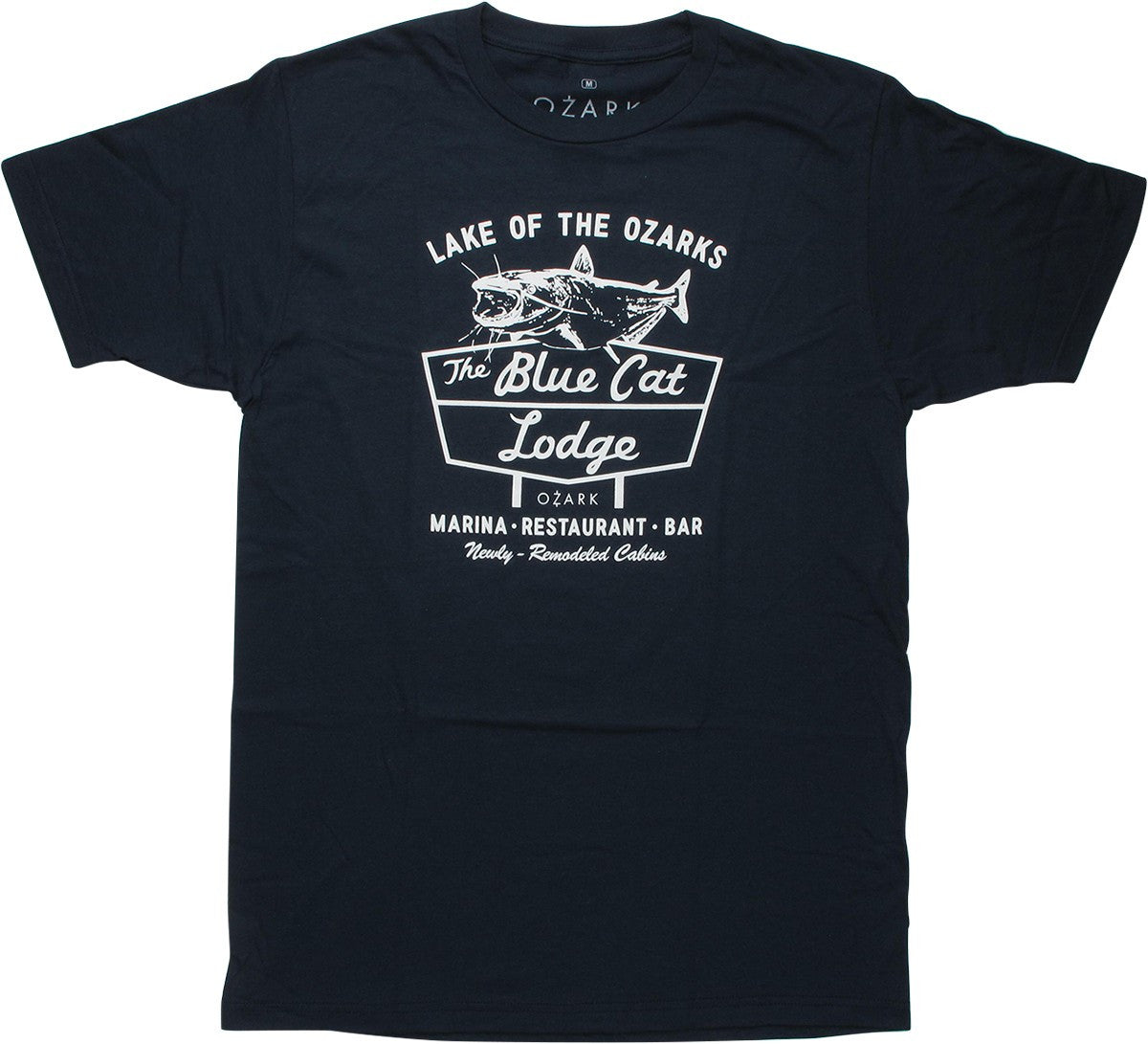 Ozark Blue Cat Lodge Sign T-Shirt