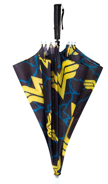 Wonder Woman Logo Allover Print LED Light Umbrella