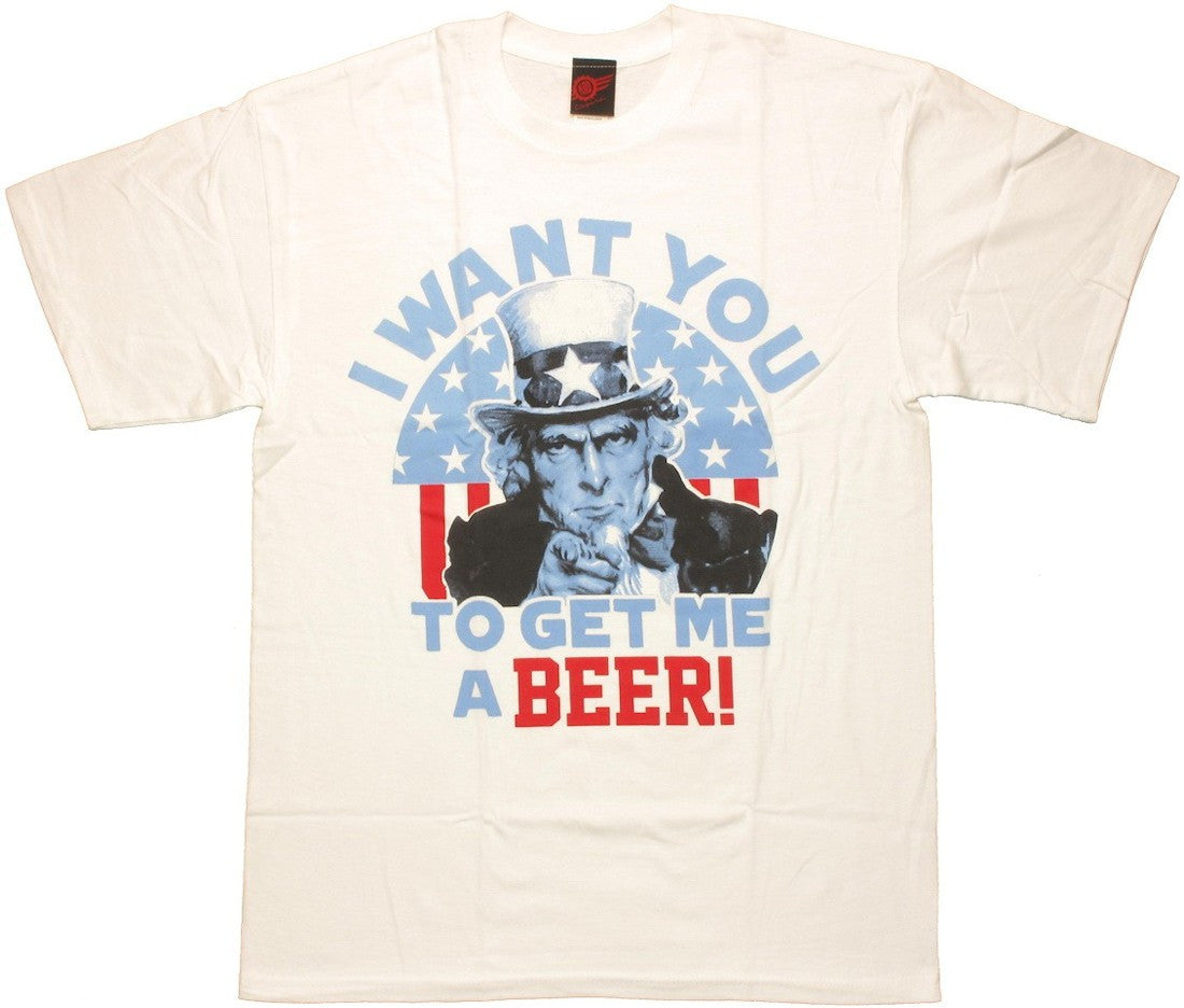 Uncle Sam Want Beer T Shirt