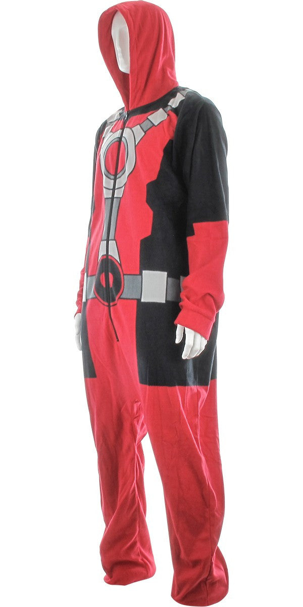 Deadpool Costume Hooded Union Suit